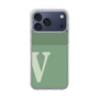スリムプロテクションケース［ オリジナル - initial two tone - V green ］