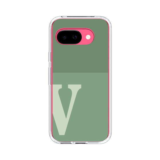 スリムプロテクションケース［ オリジナル - initial two tone - V green ］
