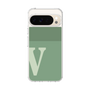 スリムプロテクションケース［ オリジナル - initial two tone - V green ］