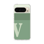 スリムプロテクションケース［ オリジナル - initial two tone - V green ］