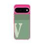 スリムプロテクションケース［ オリジナル - initial two tone - V green ］