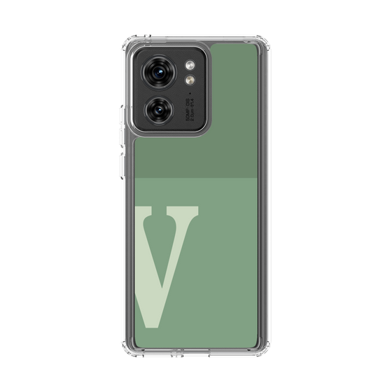 スリムプロテクションケース［ オリジナル - initial two tone - V green ］