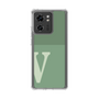 スリムプロテクションケース［ オリジナル - initial two tone - V green ］