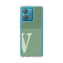 スリムプロテクションケース［ オリジナル - initial two tone - V green ］