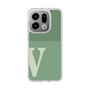 スリムプロテクションケース［ オリジナル - initial two tone - V green ］