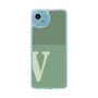 スリムプロテクションケース［ オリジナル - initial two tone - V green ］