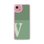スリムプロテクションケース［ オリジナル - initial two tone - V green ］
