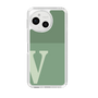 スリムプロテクションケース［ オリジナル - initial two tone - V green ］