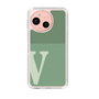 スリムプロテクションケース［ オリジナル - initial two tone - V green ］