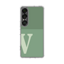 スリムプロテクションケース［ オリジナル - initial two tone - V green ］