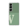 スリムプロテクションケース［ オリジナル - initial two tone - V green ］
