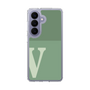 スリムプロテクションケース［ オリジナル - initial two tone - V green ］