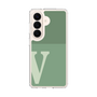 スリムプロテクションケース［ オリジナル - initial two tone - V green ］
