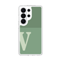 スリムプロテクションケース［ オリジナル - initial two tone - V green ］