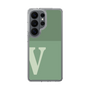 スリムプロテクションケース［ オリジナル - initial two tone - V green ］