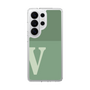スリムプロテクションケース［ オリジナル - initial two tone - V green ］