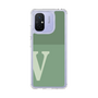 スリムプロテクションケース［ オリジナル - initial two tone - V green ］