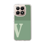 スリムプロテクションケース［ オリジナル - initial two tone - V green ］