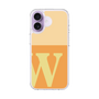 スリムプロテクションケース［ オリジナル - initial two tone - W orange ］
