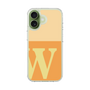 スリムプロテクションケース［ オリジナル - initial two tone - W orange ］