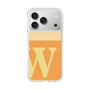 スリムプロテクションケース［ オリジナル - initial two tone - W orange ］