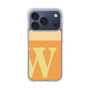 スリムプロテクションケース［ オリジナル - initial two tone - W orange ］