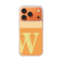 スリムプロテクションケース［ オリジナル - initial two tone - W orange ］