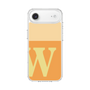 スリムプロテクションケース［ オリジナル - initial two tone - W orange ］