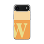 スリムプロテクションケース［ オリジナル - initial two tone - W orange ］