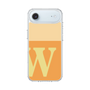 スリムプロテクションケース［ オリジナル - initial two tone - W orange ］