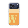 スリムプロテクションケース［ オリジナル - initial two tone - W orange ］