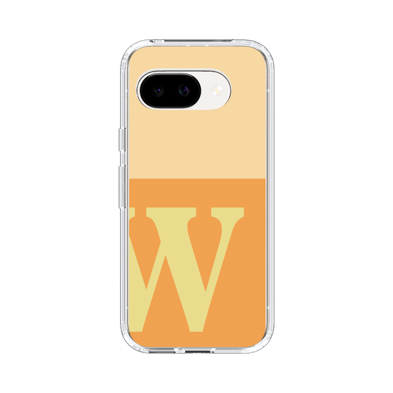 スリムプロテクションケース［ オリジナル - initial two tone - W orange ］
