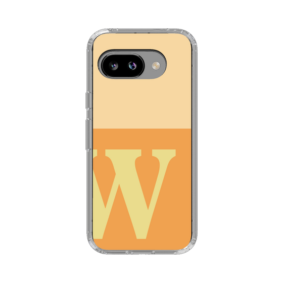 スリムプロテクションケース［ オリジナル - initial two tone - W orange ］
