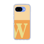 スリムプロテクションケース［ オリジナル - initial two tone - W orange ］