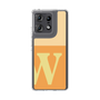 スリムプロテクションケース［ オリジナル - initial two tone - W orange ］