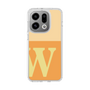 スリムプロテクションケース［ オリジナル - initial two tone - W orange ］