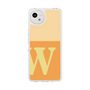 スリムプロテクションケース［ オリジナル - initial two tone - W orange ］