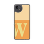 スリムプロテクションケース［ オリジナル - initial two tone - W orange ］
