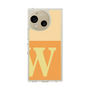 スリムプロテクションケース［ オリジナル - initial two tone - W orange ］