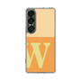 スリムプロテクションケース［ オリジナル - initial two tone - W orange ］