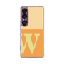 スリムプロテクションケース［ オリジナル - initial two tone - W orange ］