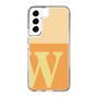 スリムプロテクションケース［ オリジナル - initial two tone - W orange ］