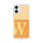 スリムプロテクションケース［ オリジナル - initial two tone - W orange ］