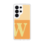 スリムプロテクションケース［ オリジナル - initial two tone - W orange ］