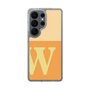 スリムプロテクションケース［ オリジナル - initial two tone - W orange ］