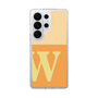 スリムプロテクションケース［ オリジナル - initial two tone - W orange ］