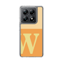 スリムプロテクションケース［ オリジナル - initial two tone - W orange ］