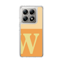 スリムプロテクションケース［ オリジナル - initial two tone - W orange ］