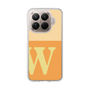 スリムプロテクションケース［ オリジナル - initial two tone - W orange ］