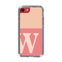 スリムプロテクションケース［ オリジナル - initial two tone - W pink ］